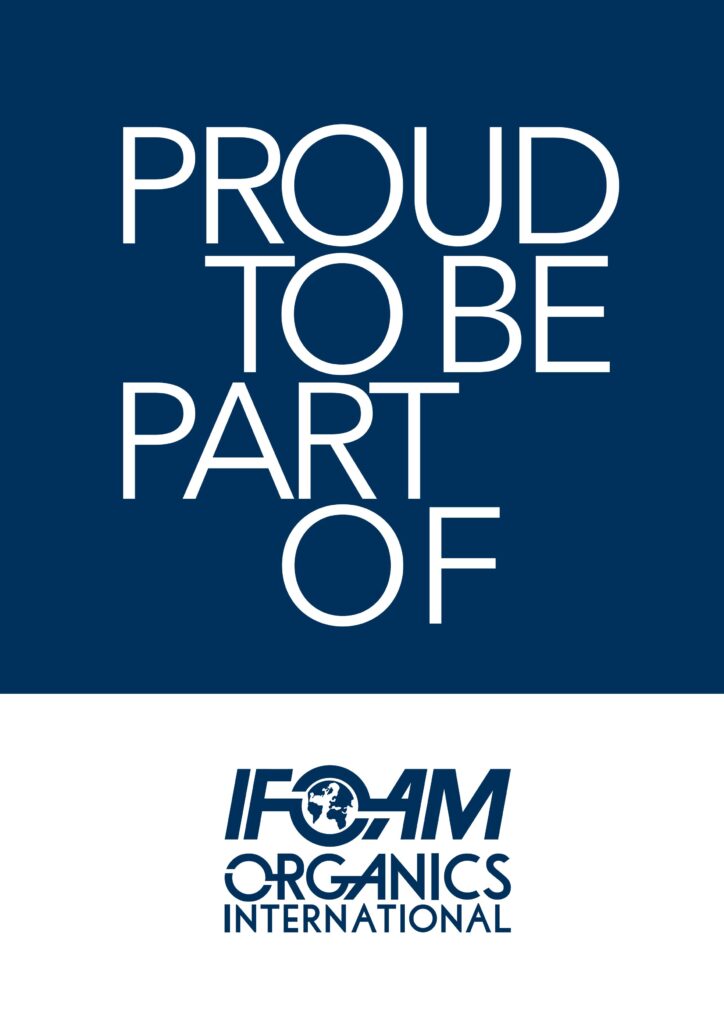 proud to be part of Ifoam Organics International